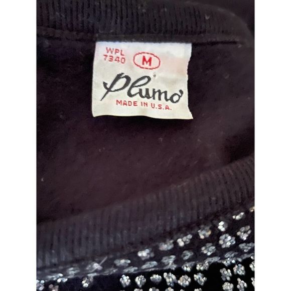 Vintage Plumo 1980's Glitter Sweater / Sweatshirt - Sz M - Picture 6 of 6